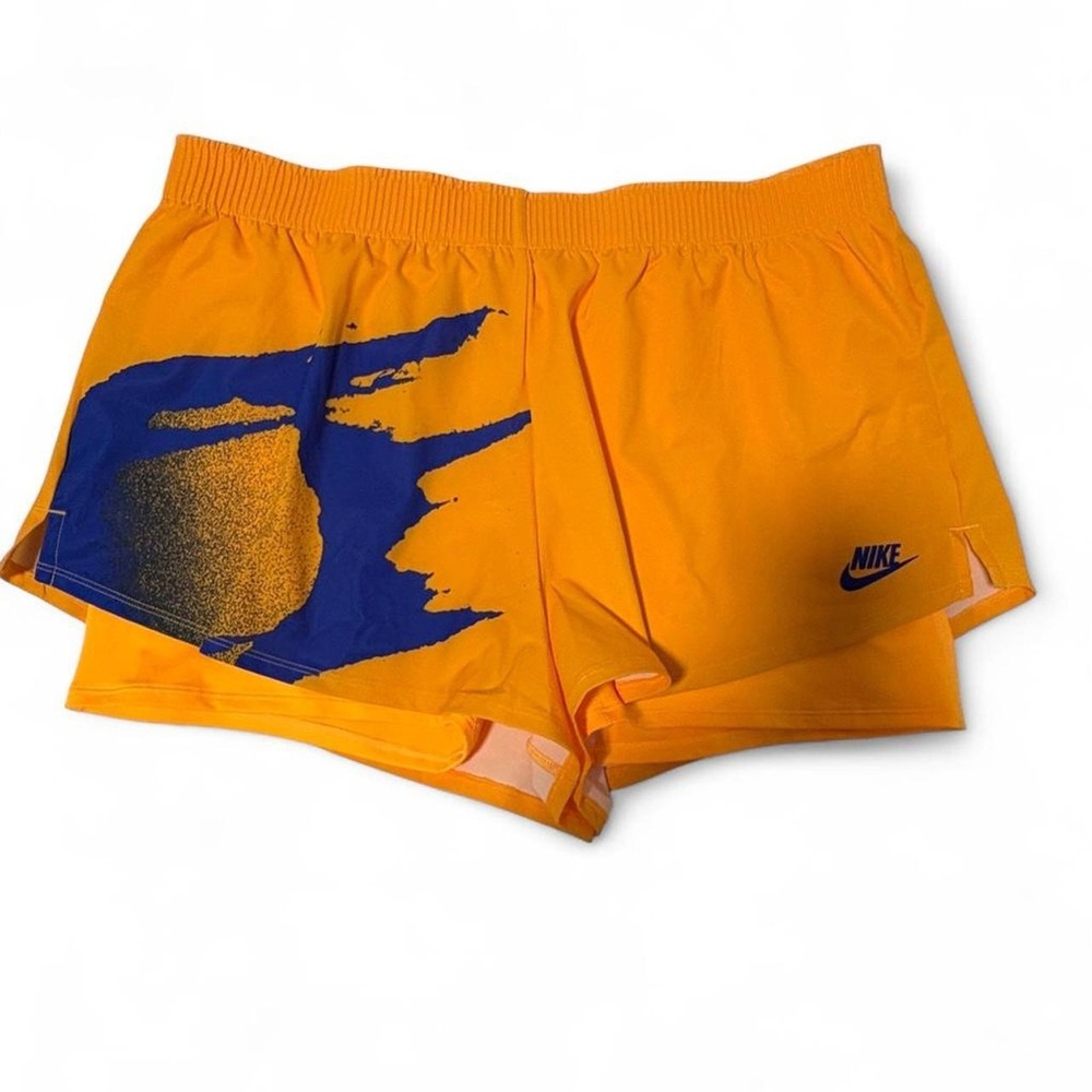 Vintage Nike Challenge Court slam Agassi Tennis Shorts Bright Orange